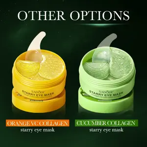 2-Pack Starry Collagen Eye Mask, VC & Cucumber, Hyaluronic Acid, Niacinamide, Brightening, Hydrating & Firming, Single Item, Balm Form, No Alcohol or Aerosol