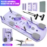 Summerwins 8-in-1 Multi-Functional Foldable Pilates Board - Anti Slip, 24 Non-Slip Feet, Home Gym Accessories, Multiple Components, Space-Saving Core Training Fitness Gear for Small Spaces, Compact Foldable Bedroom Use