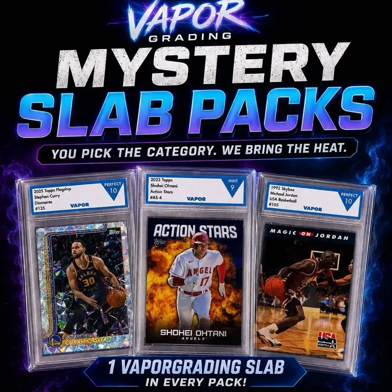 VaporGrading Mystery Graded Slab Pack - Trading Card Collectible Repack
