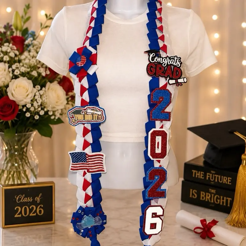 America Custom Grad Leis