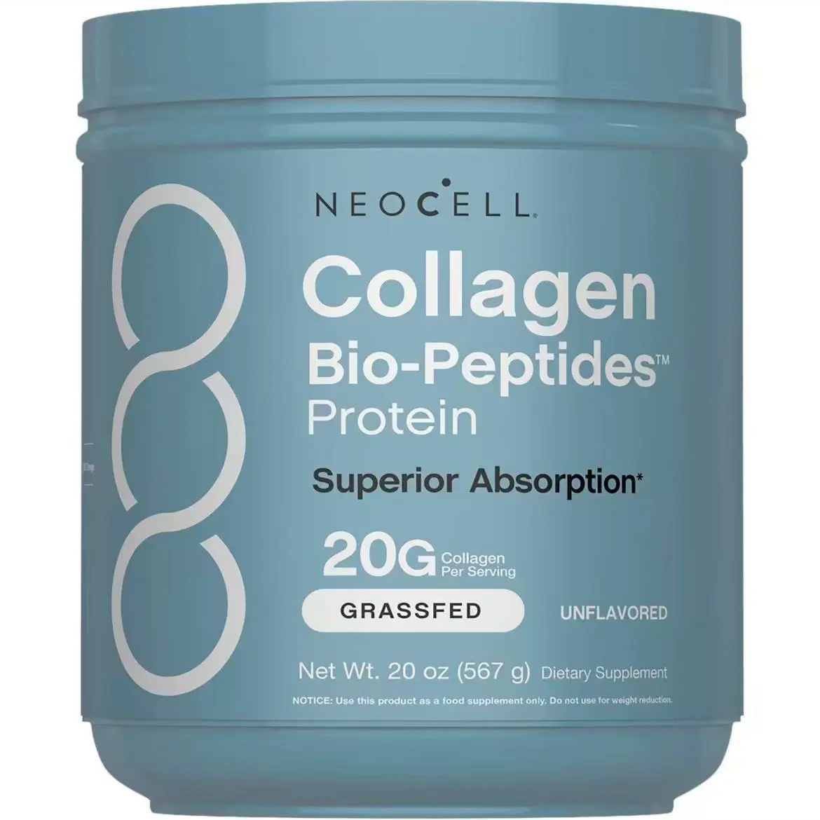 [Limited Time Event]NeoCell Collagen Bio-Peptides Powder 20oz -Grassfed Protein Supplement-Advanced with 18 Essential Amino Acids