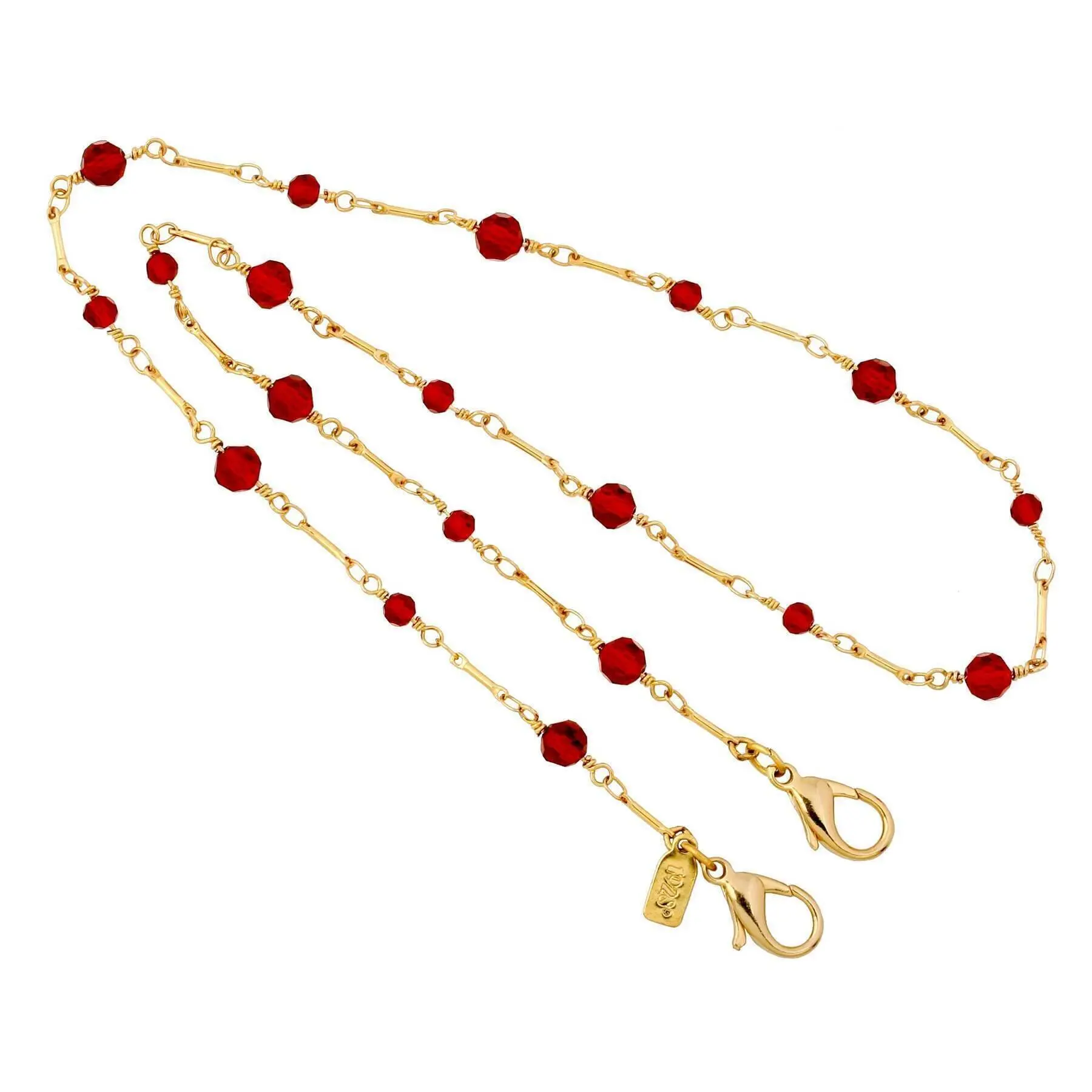 Glass Bead Face Mask Chain Holder 22 Inches