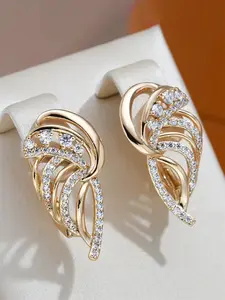 1 Pair Classical Cubic Zirconia Drop Earrings For Women High Quality Earrings For Wedding Engagement Anniversary Party Jewelry Valentine's Day Gift Trendy Jewelry