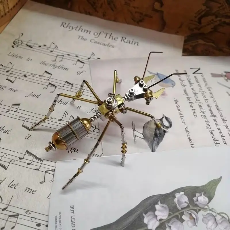 DIY Mechanical Ant Model Kit, Creative High-Difficulty Handmade Art, Perfect Gift for Holidays, No Batteries or Glue Included