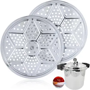 2Pcs Pressure Canner Rack, 11 Inch Pressure Cooker Canning Racks, Stainless Steel Pressure Canner Rack Compatible with Presto, All-American and More