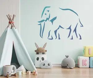 Elephant Stencil - Art and Wall Stencil