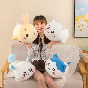 30CM Chiikawa Series Long Doll Cartoon Hachiware Soft Pillow Big Size Plush Doll Ornament Children's Girl Toy Birthday Gift