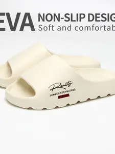 Women's Summer Slippers, Anti-Slip Wear-Resistant Outdoor Sandals, Fashionable Silent Soft Thick Sole Bathroom Casual Shoes