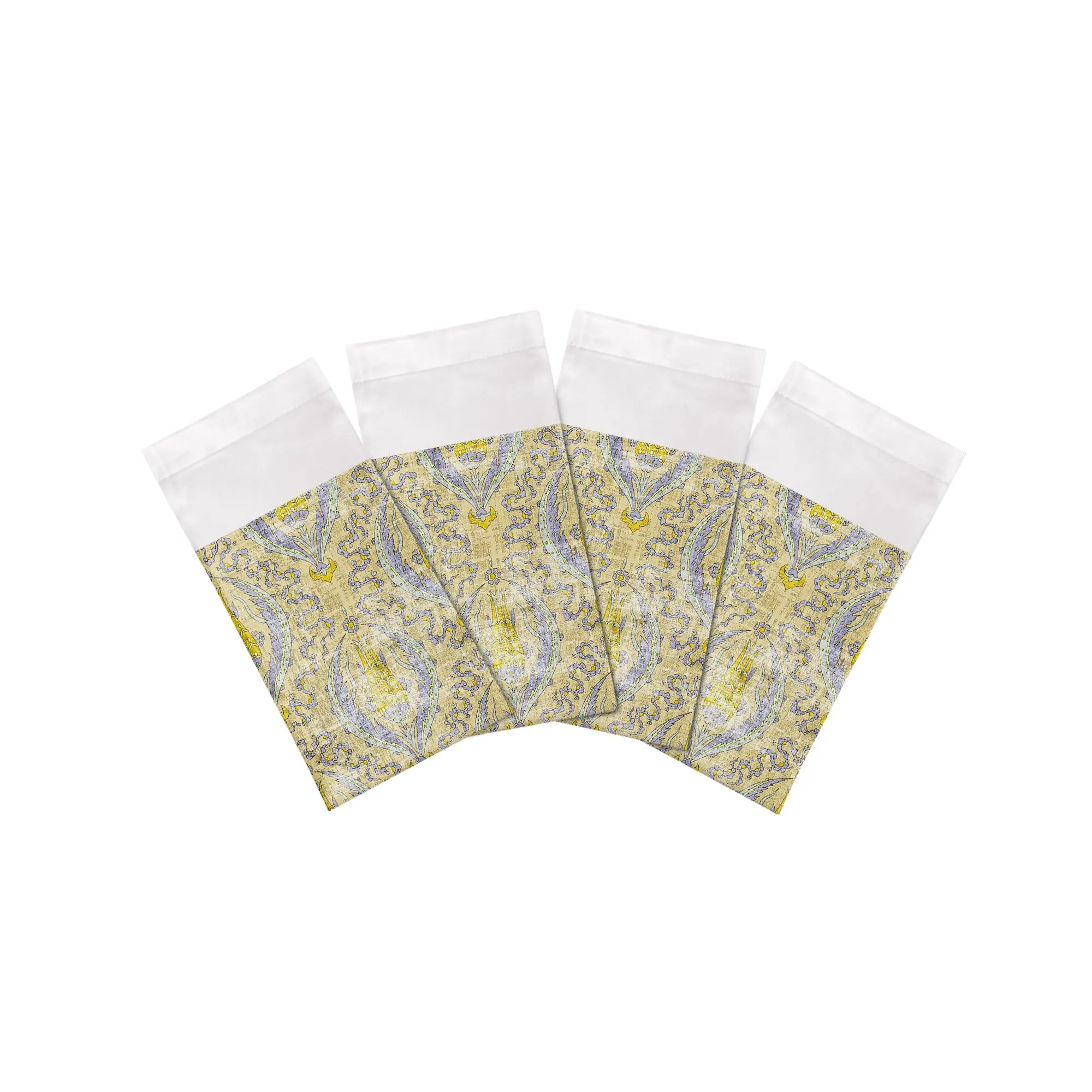 Byzantine Jewel Gold Cotton Sateen Dinner Napkins