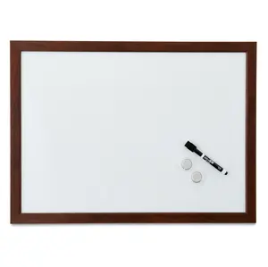 Wood Magnetic Dry Erase Whiteboard, 17" x 23"