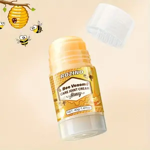 40g Bee Venom and Honey Joint Care Cream, containing bee venom and honey, relieves joint pain, soothes muscles, promotes blood circulation, suitable for all kinds of joint discomforts, and enhances joint health