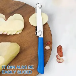 Viral Magic Kitchen Peeler! 3-in-1 Dual Blade Julienne Peeler & Veggie Slicer. Make Perfect Zucchini Noodles & Salads in Seconds. Heavy Duty Stainless Steel with Eye Remover. Stop Hand Fatigue! Upgrade Your Kitchen Gadgets.