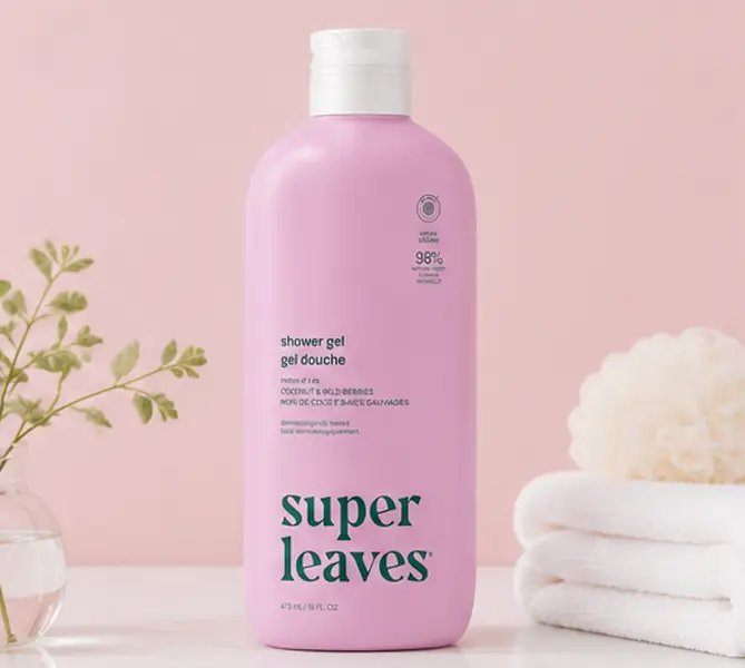 EWG Verified Body Wash, Plant & Mineral-Based Shower Gel, Dermatologist Tested, Vegan Formula, Coconut & Wild Berries Scent, Gentle Daily Cleanser for All Skin Types, 16 Fl Oz