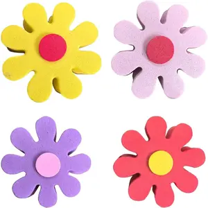 4pcs Lovely Daisy Car Antenna Topper Auto Mirror Dangler Universal Automotive Roof Antenna Balls Decor Funny Antenna Hat Vehicle Car Accessories