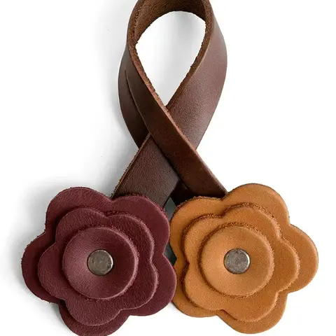 Leather Rose Bag Charms, Charms for Purses, Purse Accessories for Handbags, Elegant Accessory for Totes & Backpacks, Perfect Gift Idea for Her, Girly Purse Accessories