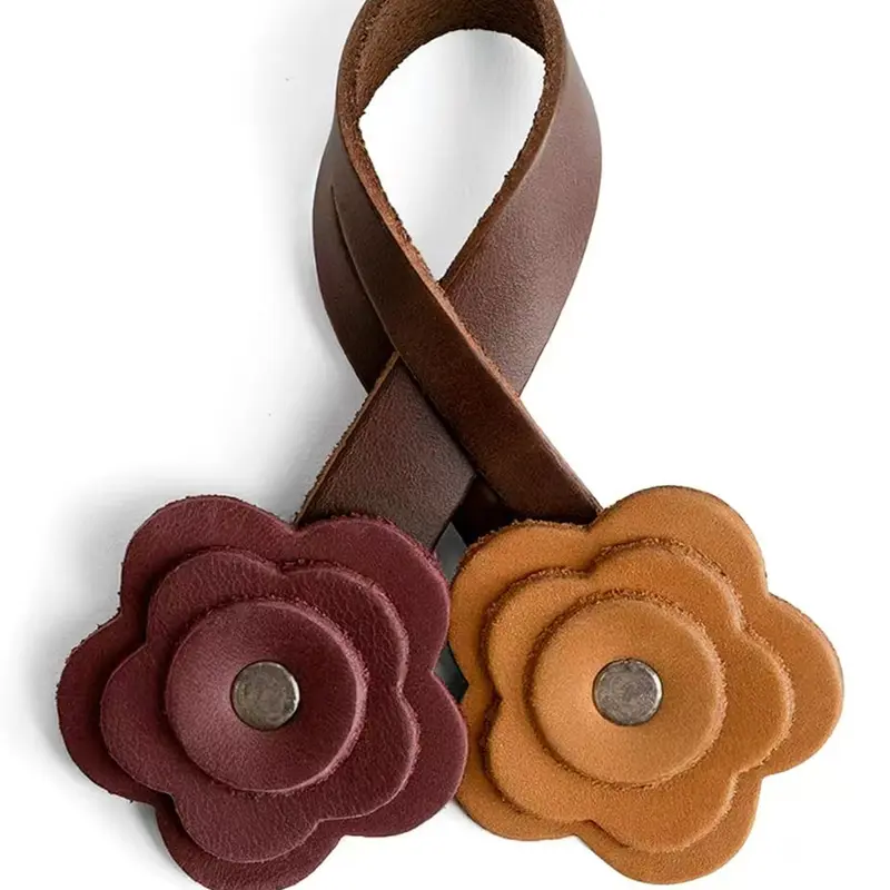 Leather Rose Bag Charms, Charms for Purses, Purse Accessories for Handbags, Elegant Accessory for Totes & Backpacks, Perfect Gift Idea for Her, Girly Purse Accessories