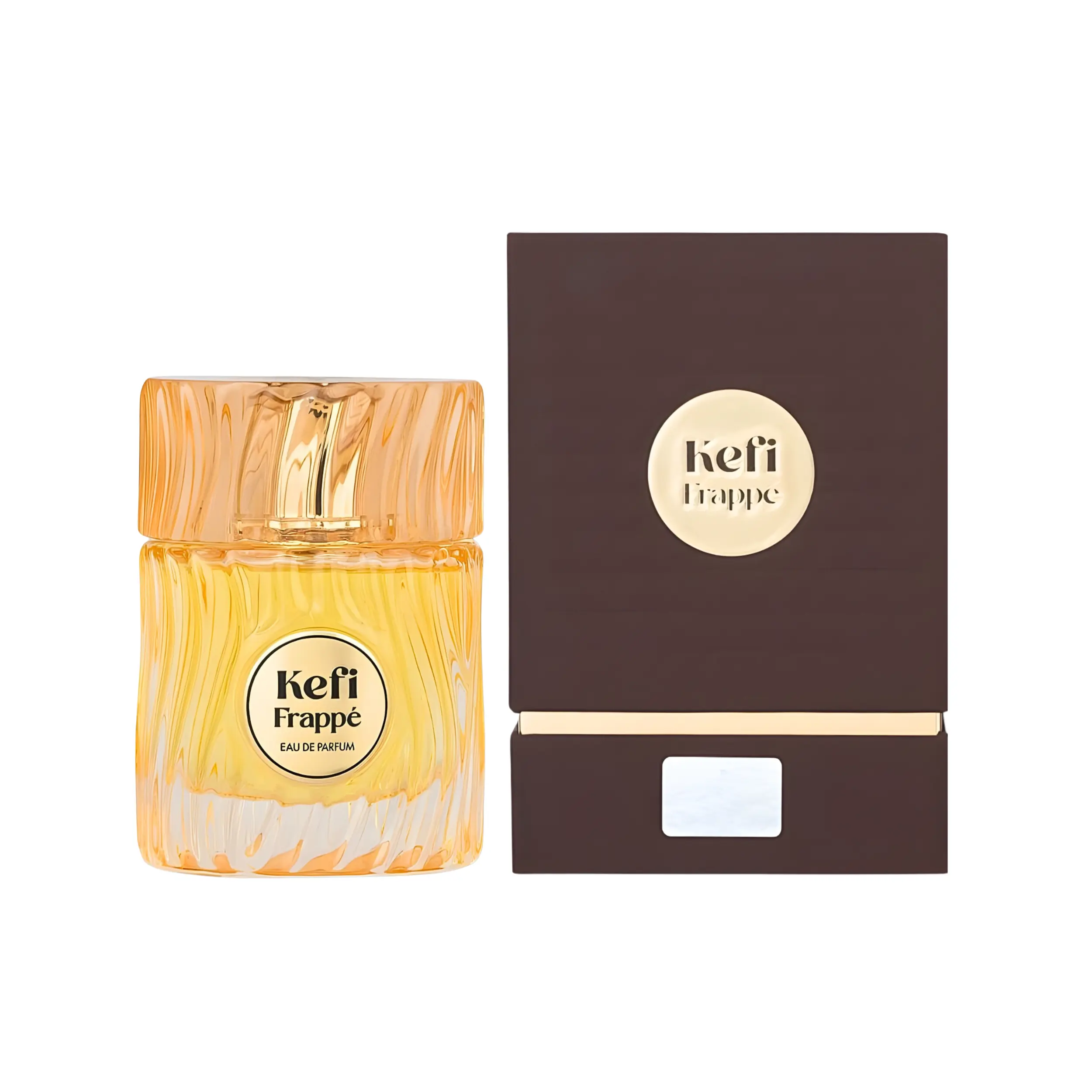 Risala Elite Kefi Frappe Unisex Aromatic Fruity Eau De Parfum (3.4fl.oz) - Adults' Caramel Edp Spray with Vanilla Scents, Captivating Scent & Delightful Fragrance, Single Item