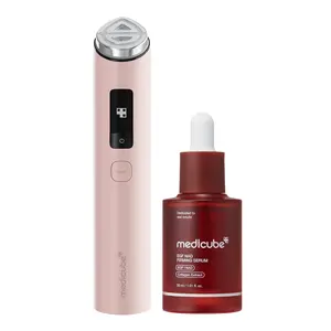 [NEW] [medicube Official] Pilates for Your Face SETㅣPink Booster Pro X2 + SerumㅣIntensive Delivery for Long-lasting Hydration, Skin Definition & Glow BoostingㅣVisible Glow-Boosting Facial Dual Mode DeviceㅣNAD or Kojic Acid or PDRN SerumㅣKorean Skincare