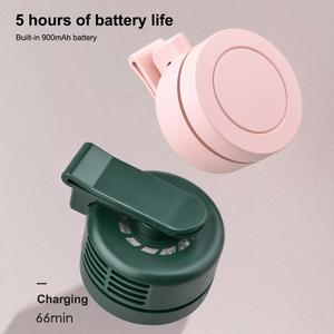 Portable Silent Mini Bladeless Electric Fan,Adjustable 3-speed Suspended Waist Fans, Smal!Phone Cooling Fan, Personal Fan, Rotating BodyFan Suitable for Outdoor Travel  fathersdaygift