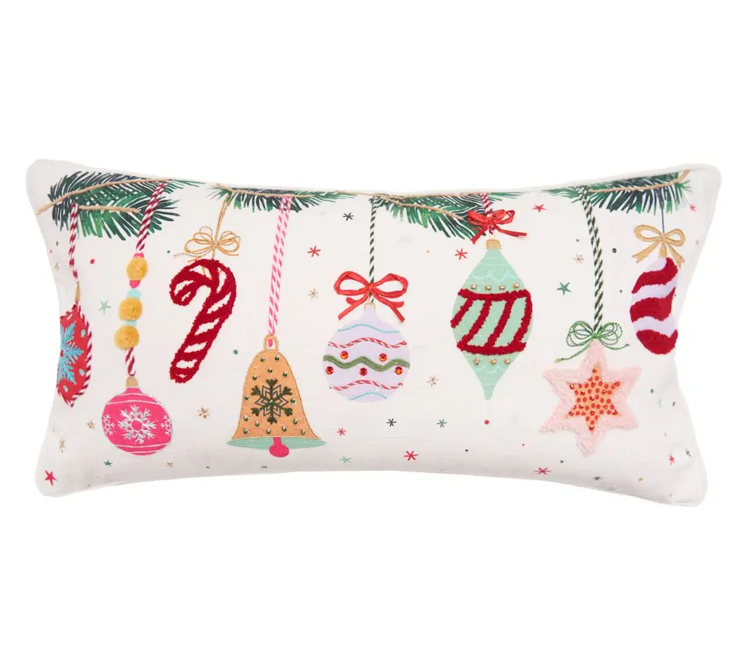 24" x 12" Vintage Ormament Throw Pillow by Valerie 24" x 12" Vintage Ormament Throw Pillow by Valerie