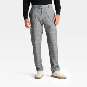 Houston White Men's Straight Leg Trousers
