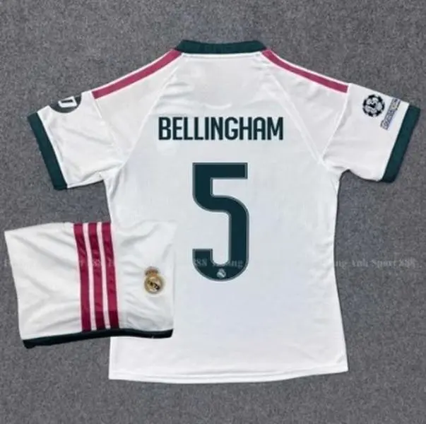 White No 5 Soccer Jersey for Men | Breathable Quick-Dry Football Shirt | Lightweight Short Sleeve Training Sportswear