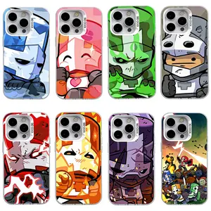 C-Castle Game C-Crashers Phone Cases For iPhone 17 Promax Pro Air 16 Plus 15 14 13 12 11 & Samsung Galaxy S26 S25 S24 S23 S22 S21 Ultra Plus FE Anti Fall Gray White Matte Hard Bumper