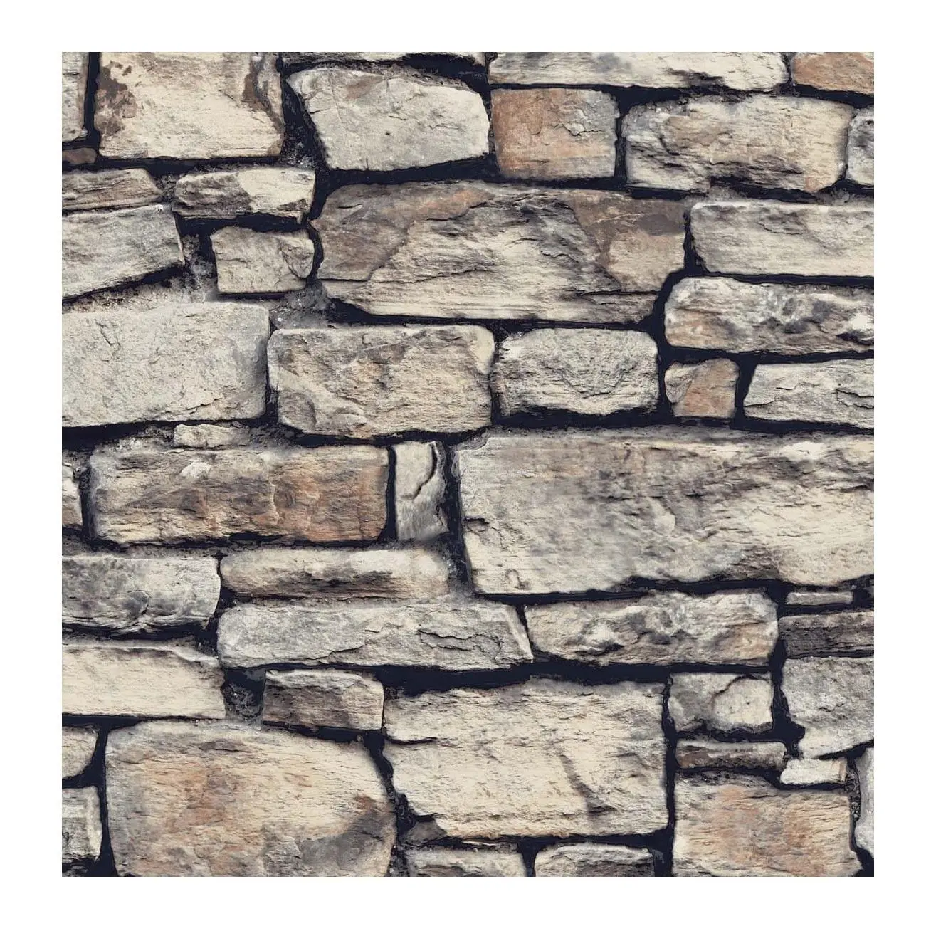 Arthouse Cornish Faux-Stone Peel-and-Stick Wallpaper Arthouse Cornish Faux-Stone Peel-and-Stick Wallpaper