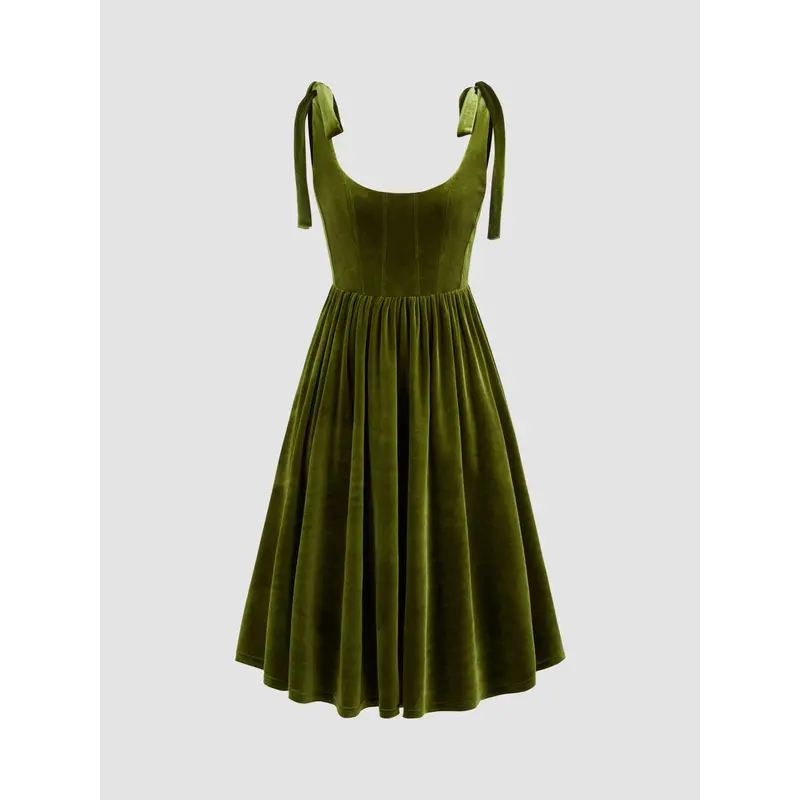 how to make green goddess dressing Vintage Green Velour Cap Sleeve Crossover Top Bardot Wiggle Dress – Pretty  Kitty Fashion main image 1