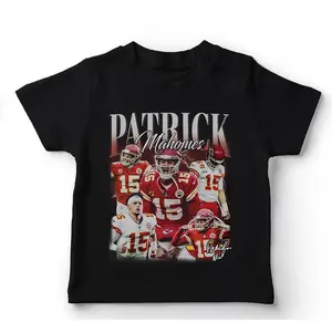 Youth Pat Mahomes T-Shirt, Kansas City Football Shirt, Sport Game Day Shirt 4FAJ, Sports Gift For Adults and Youth