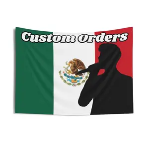 Kpop Mexico Flag Concert Banner Flag – Concert Banner, Gift for Fans, Room Decor, Birthday or Event Surprise Fan Gifts