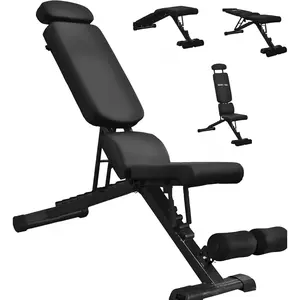 Adjustable Foldable Portable Weight Bench for  Gym,700-800LBS Flat Incline Decline Workout Bench for Full  Workout Easy Assembly for  Gym