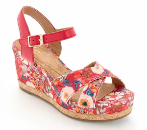 Clarks Collection x Jane Floral Wedges -Chicly Floral