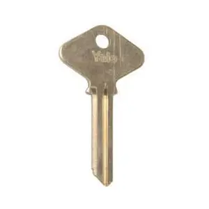 Yale FN117CGA Commercial Zero Bitted 6 Pin Control Key Blank with GA Keyway & No. 1 7th Cut for 1210 Core