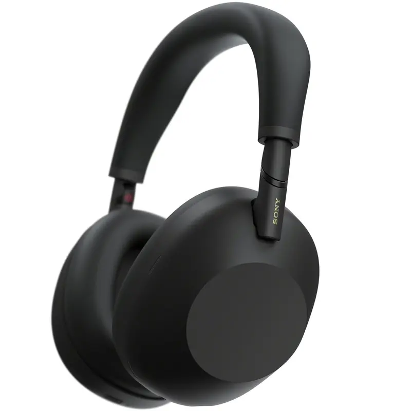 Sony WH-1000XM6 Over Ear Electronic Headphones - Black Wireless Active Noise Cancelling Audios Headset, 254g, Hi-Res Capability, USB-C, Plastic Build, Edge-AI Tuning, Productivity Tools for School