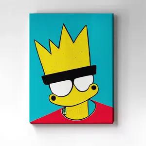 Hype Room Wall Art - Hype Beast Decor - Urban Cartoon Canvas Print