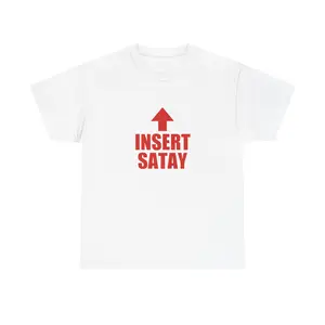 Insert Satay Arrow T-Shirt | Funny Foodie Tee, BBQ Party Shirt