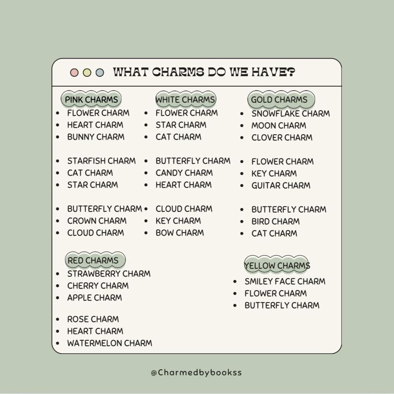 Cherry Charm Bookmark - Personalized Cute Book Gift Adhesive Stickers