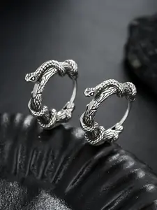 Men's Snake Ear Cuff Earrings, Trendy Hip Hop Design, Unique Fashion Accessory, Perfect Gift Idea, Daily Wear Jewelry, Earcuff