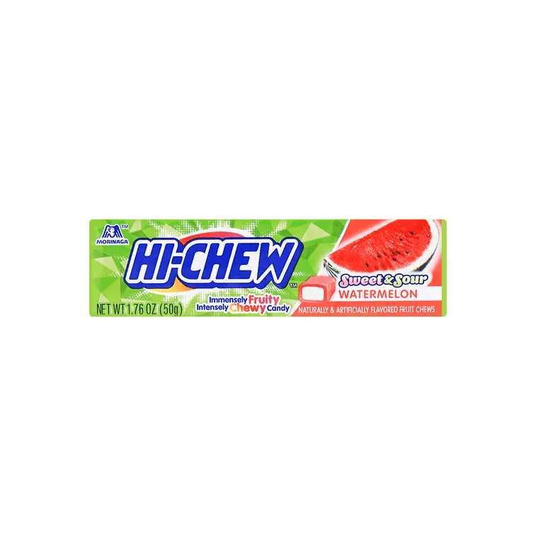 Morinaga Hi-Chew Watermelon Candy - 50g, Gelatin <2%