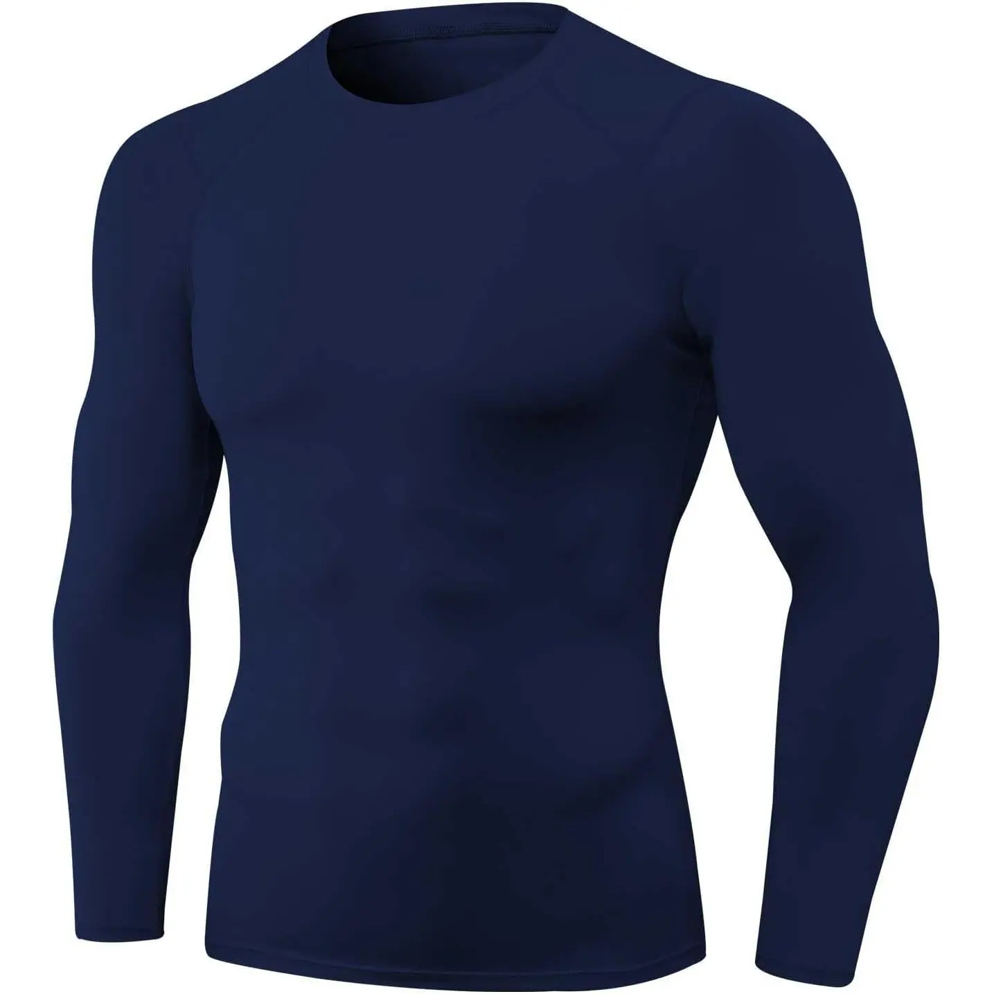 1/3 Pack Men's Compression Shirts Long Sleeve Athletic Workout Base Layer Quick Dry Fit Basketball Football Tops Undershirts