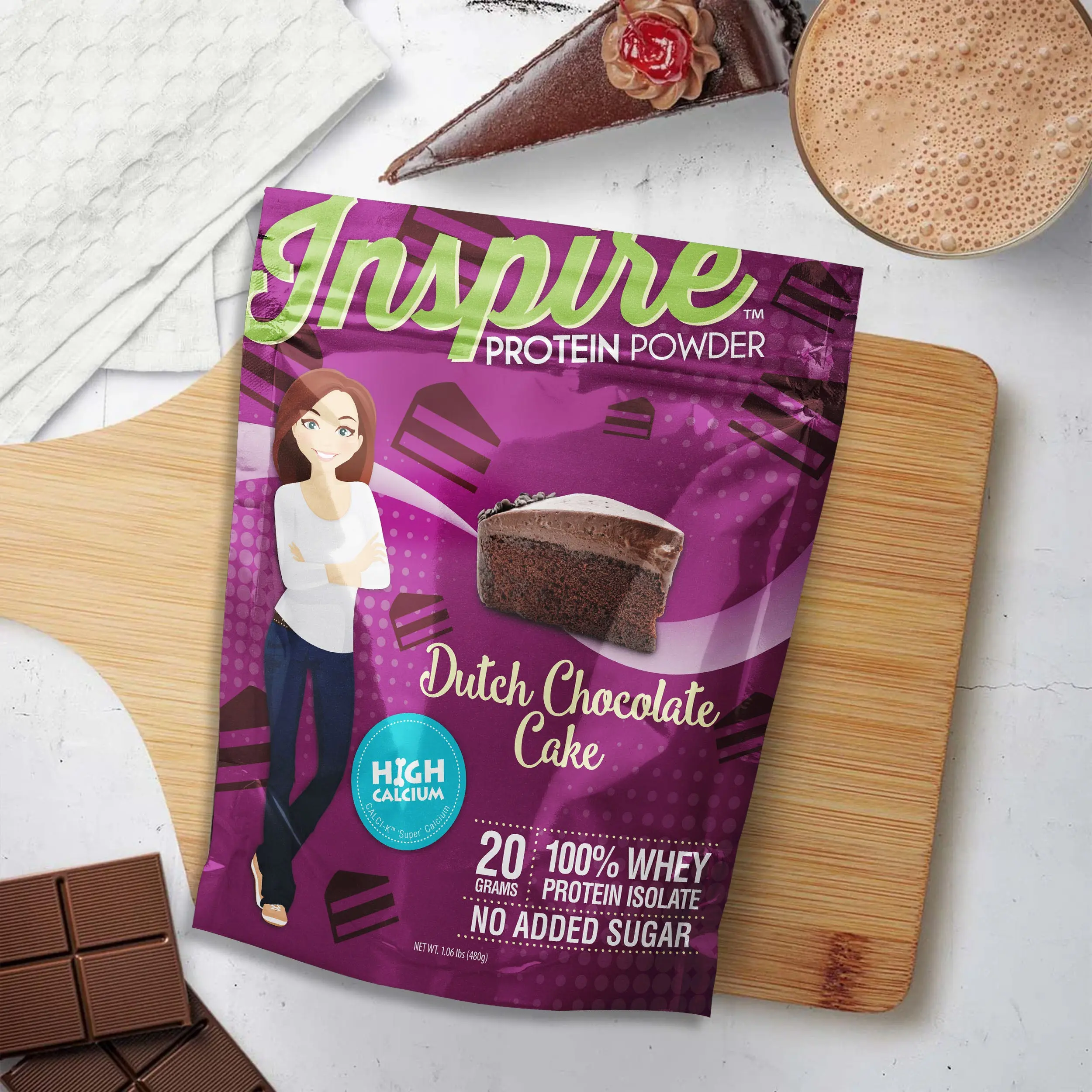 Inspire Dutch Chocolate Cake Protein Powder by Bariatric Eating ...