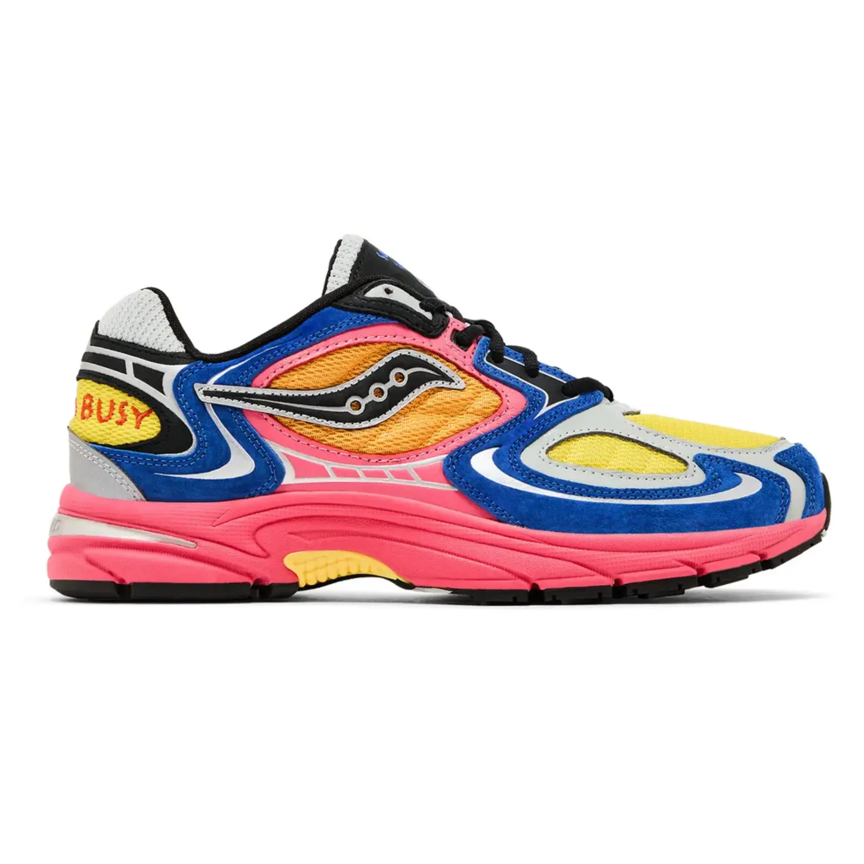 Jae Tips X Saucony Jazz Grid 9 "I Love You But I'm Busy" Sneakers