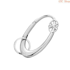 Starlight Y2K Shiny Metal Carabiner Keychain – Viral Trendy Belt Loop Clip Accessory, Stylish Heavy-Duty Key Holder Perfect for Outdoor Camping, Hiking, Travel & Everyday Streetwear Fashion Use