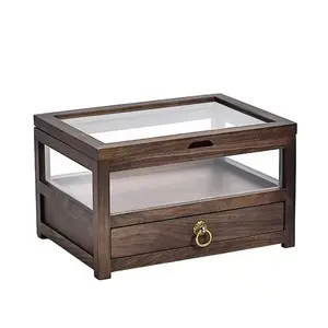 Classical vintage, solid wood multi-layer storage box for jewelry and watches. Home, interior, collection