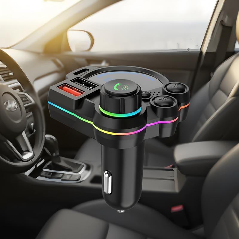 New High-Quality Car Bluetooth MP3 Hands-Free Music Player FM Transmitter with Dual USB Charging Ports LED Display & 32G Capacity for China Origin Vehicles - Carplay Stick