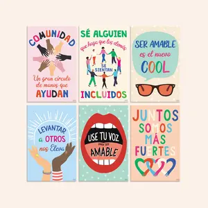 Kindness Posters in Spanish | Set of 6
