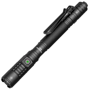 Rechargeable Pen Light, LED Penlight Inspector Light, Pocket Flashlight with Clip, Small Mini Handheld Slim Flashlight for Nurses Doctors Engineers