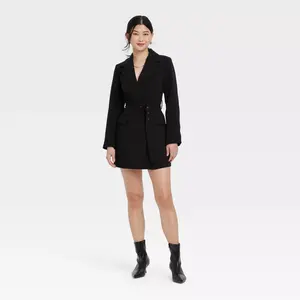 Women's Long Sleeve Mini Blazer Dress - A New Day
