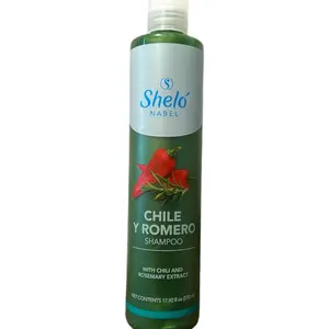 Chile & Rosemary Extract Shampoo 17.92 fl oz - Shampoo de Chile y Romero Para un Cabello Abundante Shelo Nabel 530ml  Haircare Conditioner